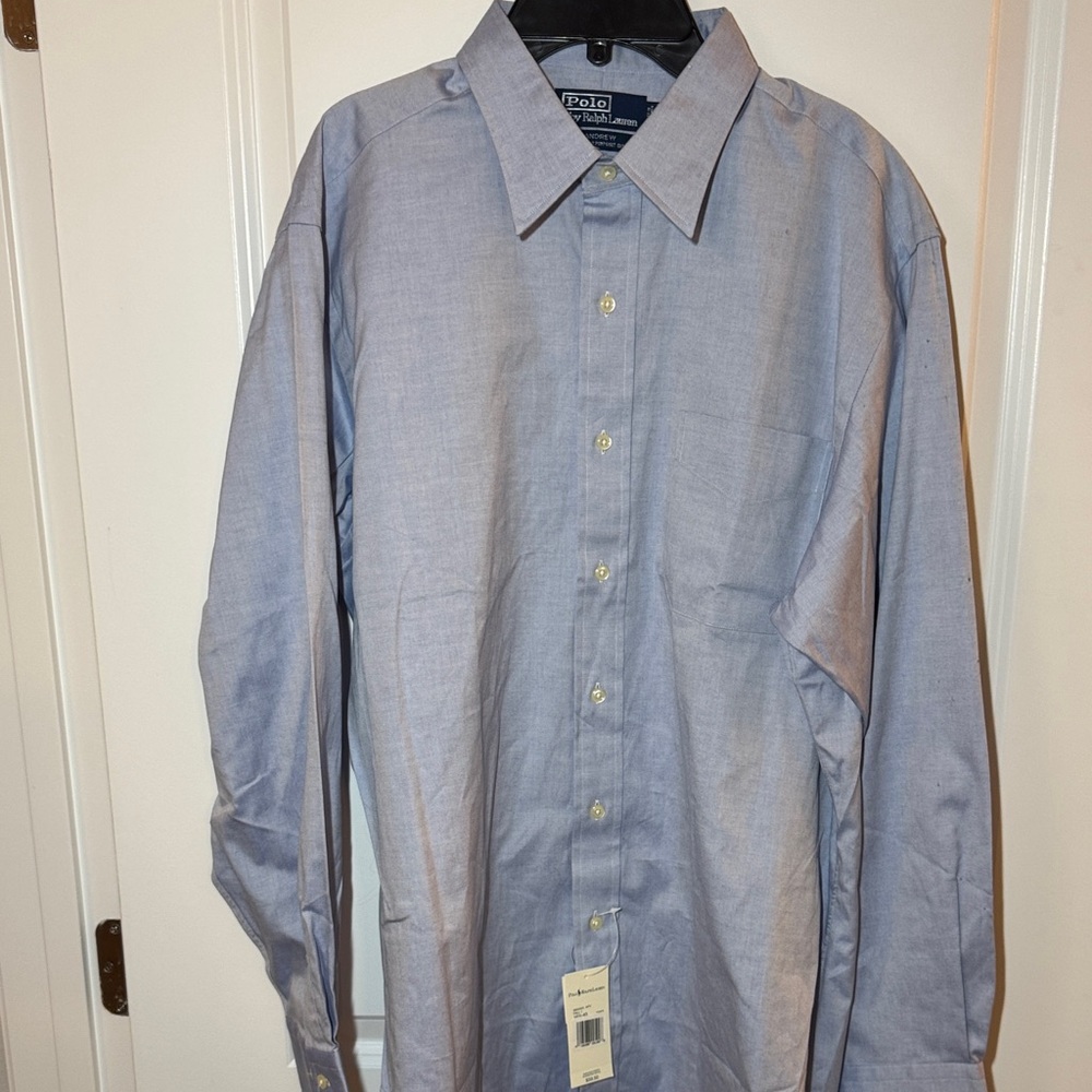 Polo by Ralph Lauren Men's Light Blue Dress Shirt Size 16 1/2 NWT
